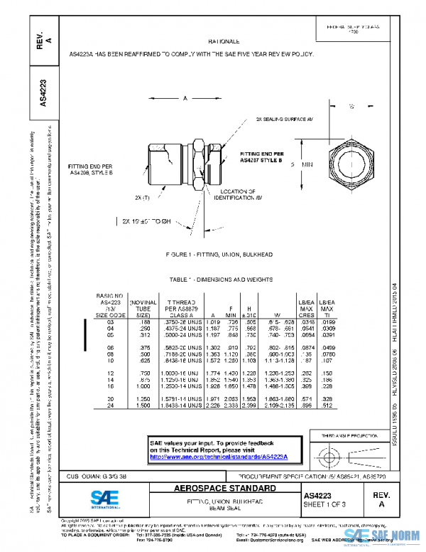 SAE AS4223A PDF SAE AS4223A PDF