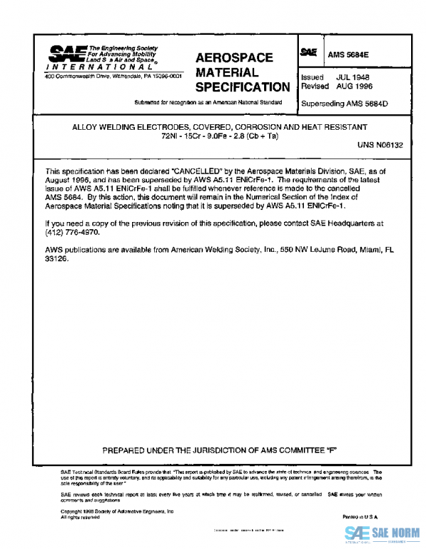 SAE AMS5684E PDF