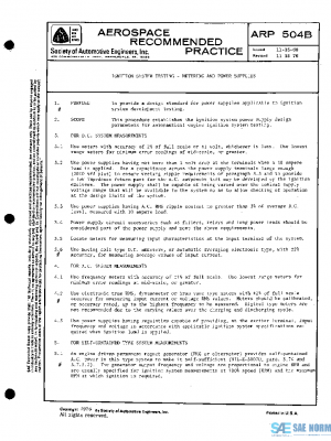SAE ARP504B PDF