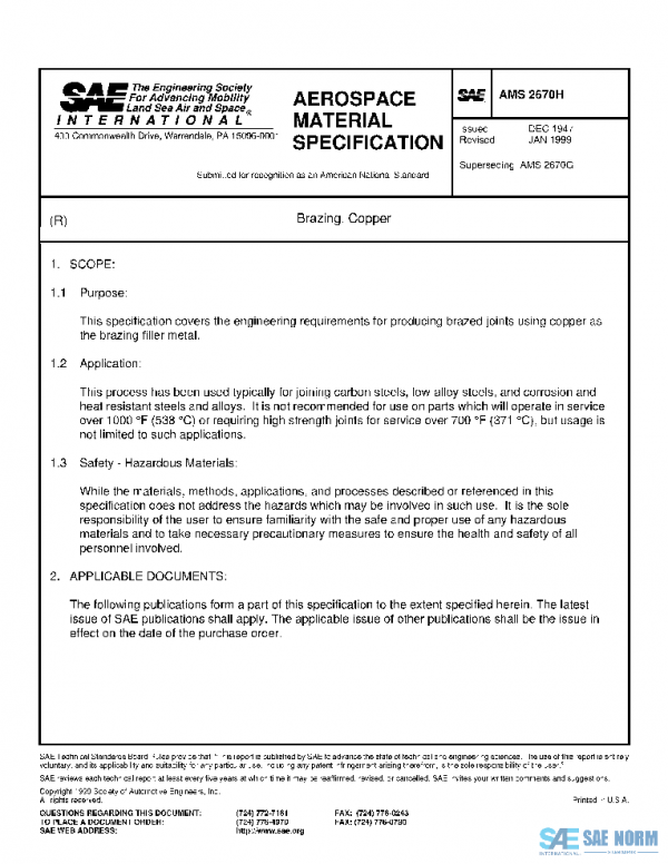 SAE AMS2670H PDF