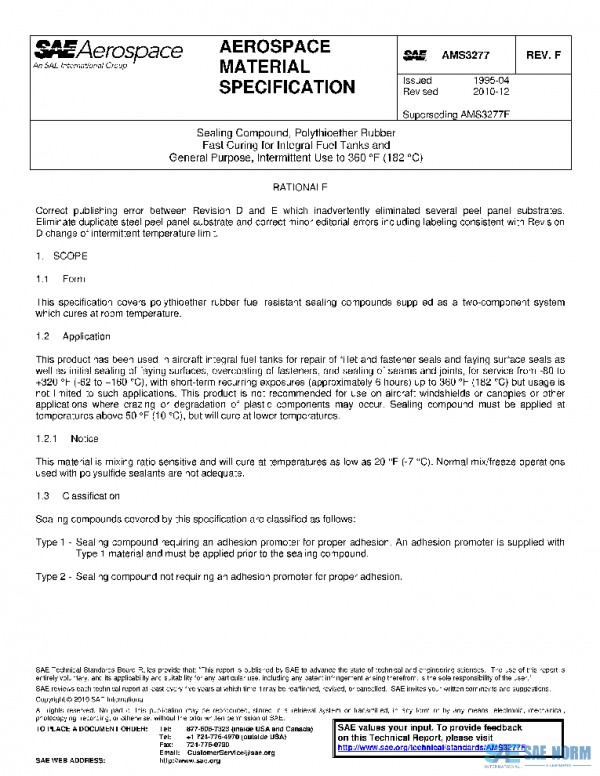 SAE AMS3277F PDF