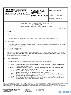 SAE AMS5501D PDF