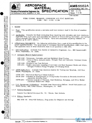 SAE AMS5562A PDF