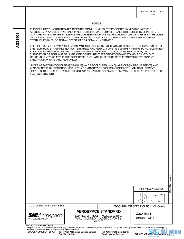 SAE AS31001 PDF