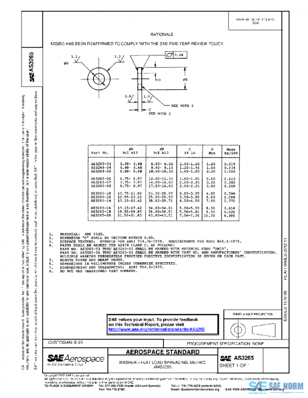 SAE AS3265 PDF