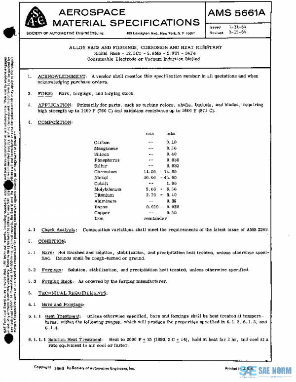 SAE AMS5661A PDF