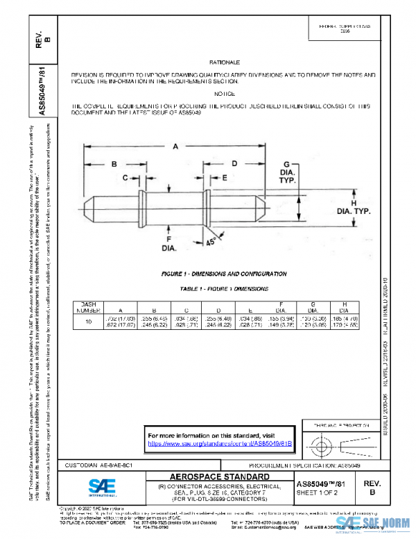 SAE AS85049/81B PDF SAE AS85049/81B PDF
