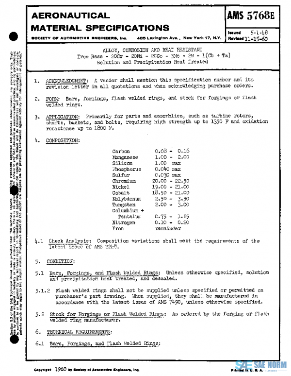 SAE AMS5768E PDF SAE AMS5768E PDF