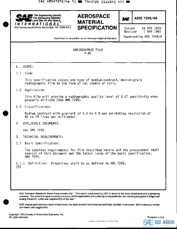 SAE AMS7295/4A PDF