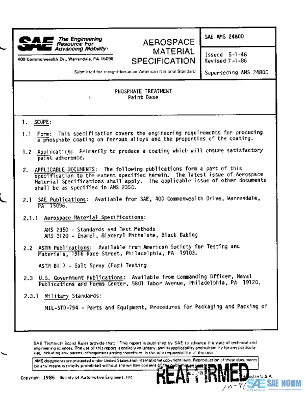 SAE AMS2480D PDF