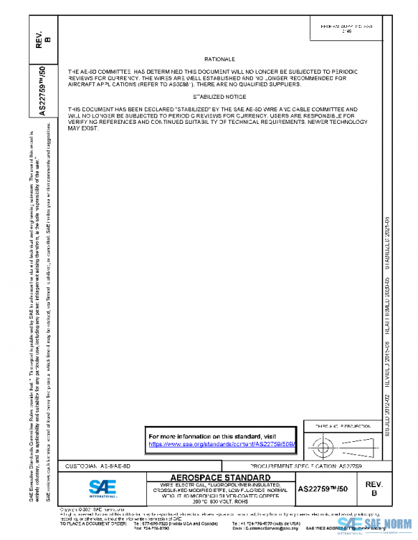 SAE AS22759/50B PDF SAE AS22759/50B PDF