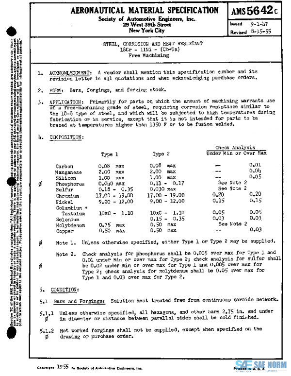 SAE AMS5642C PDF