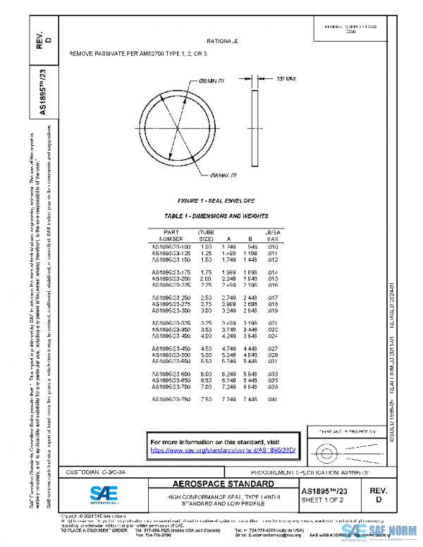 SAE AS1895/23D PDF SAE AS1895/23D PDF