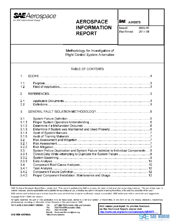 SAE AIR5875 PDF SAE AIR5875 PDF