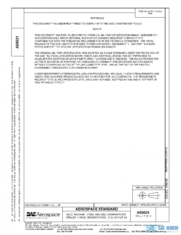 SAE AS9531 PDF SAE AS9531 PDF