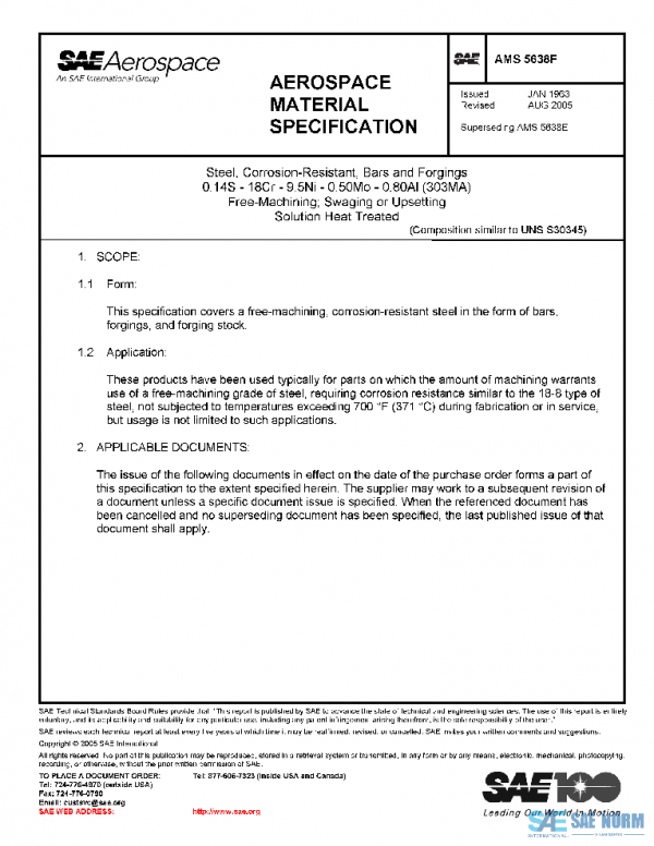 SAE AMS5638F PDF