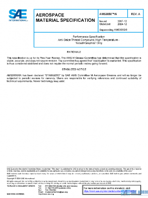 SAE AMS3050/6A PDF