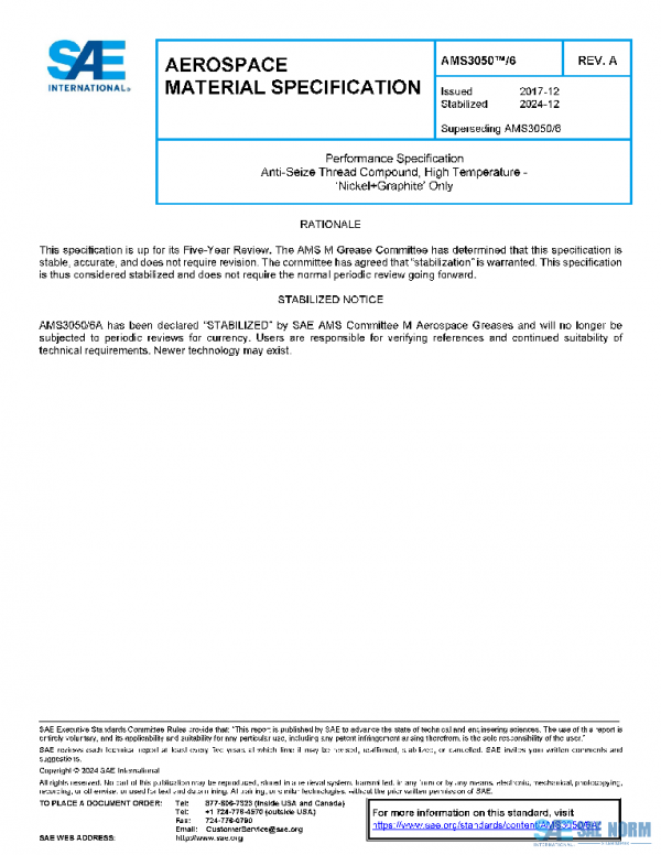 SAE AMS3050/6A PDF