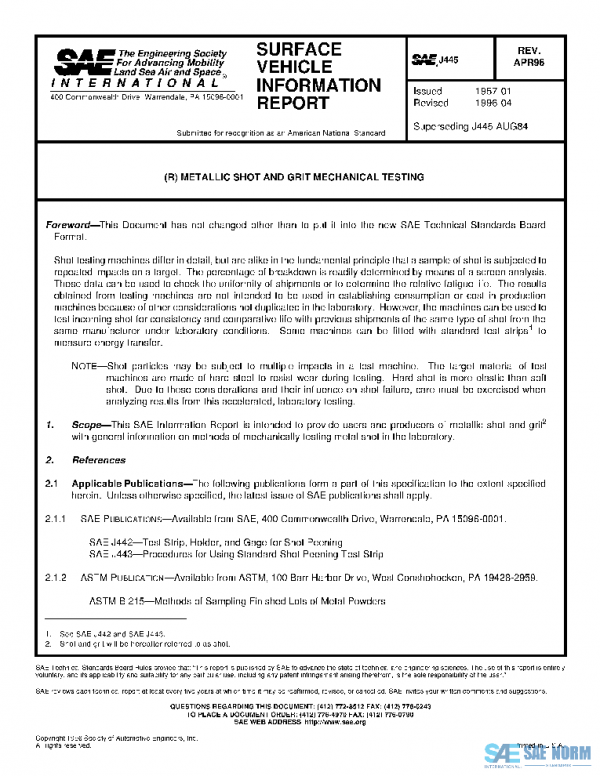 SAE J445_199604 PDF SAE J445_199604 PDF