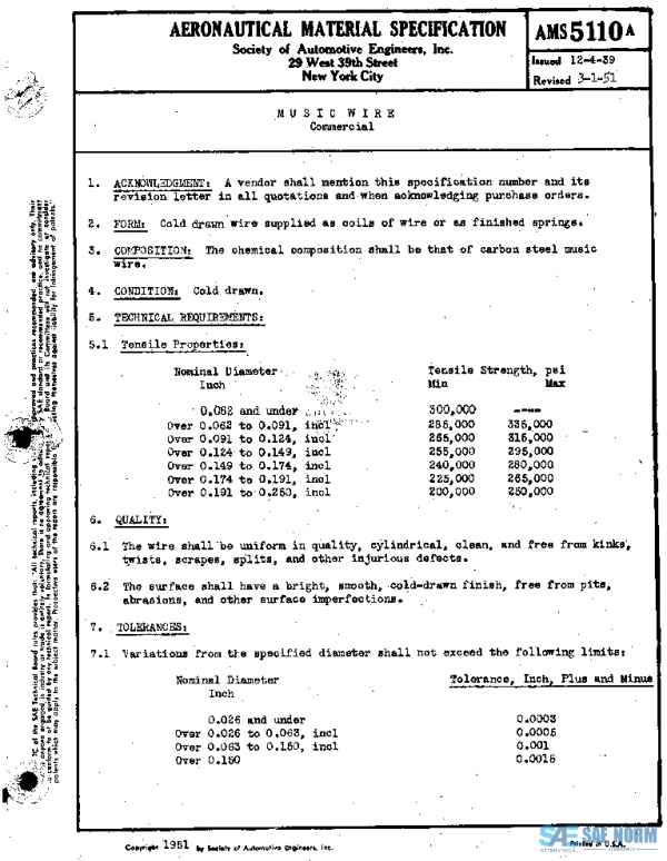 SAE AMS5110A PDF SAE AMS5110A PDF