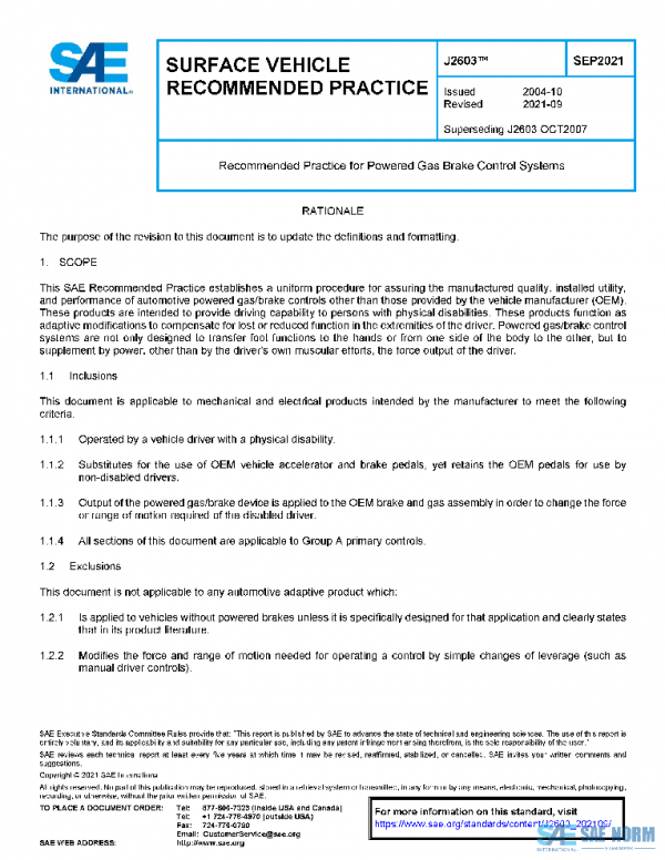 SAE J2603_202109 PDF