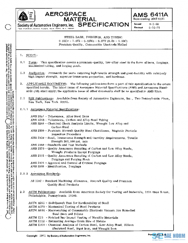 SAE AMS6411A PDF