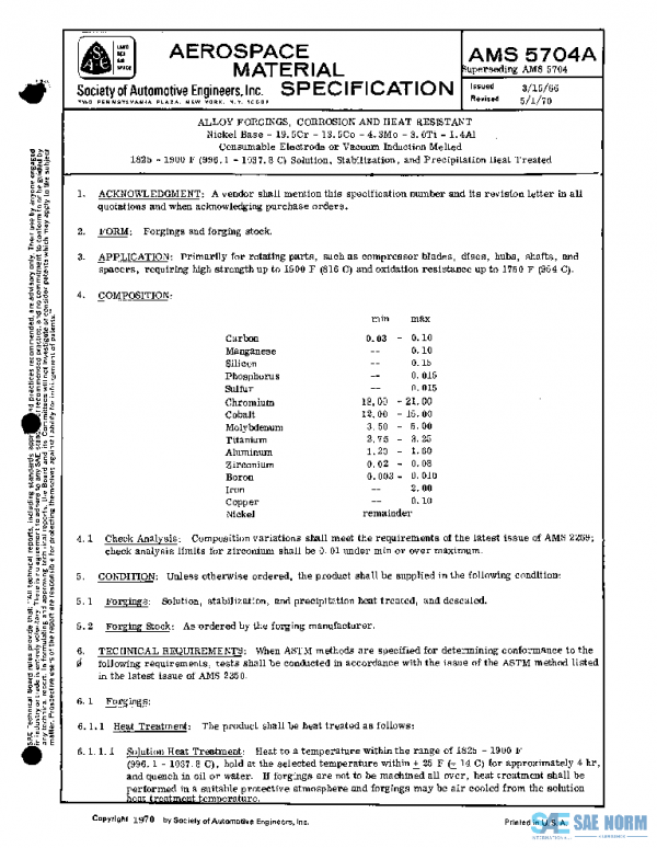 SAE AMS5704A PDF