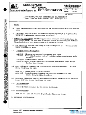 SAE AMS5585A PDF