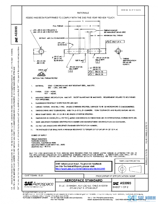SAE AS3093 PDF