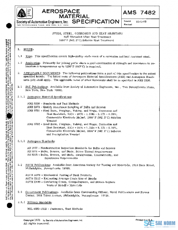SAE AMS7482 PDF