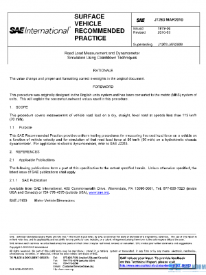 SAE J1263_201003 PDF