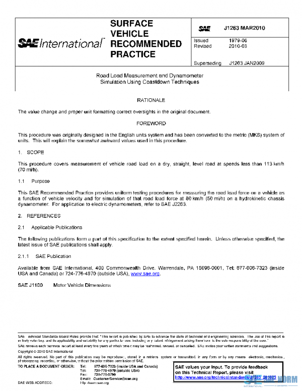 SAE J1263_201003 PDF