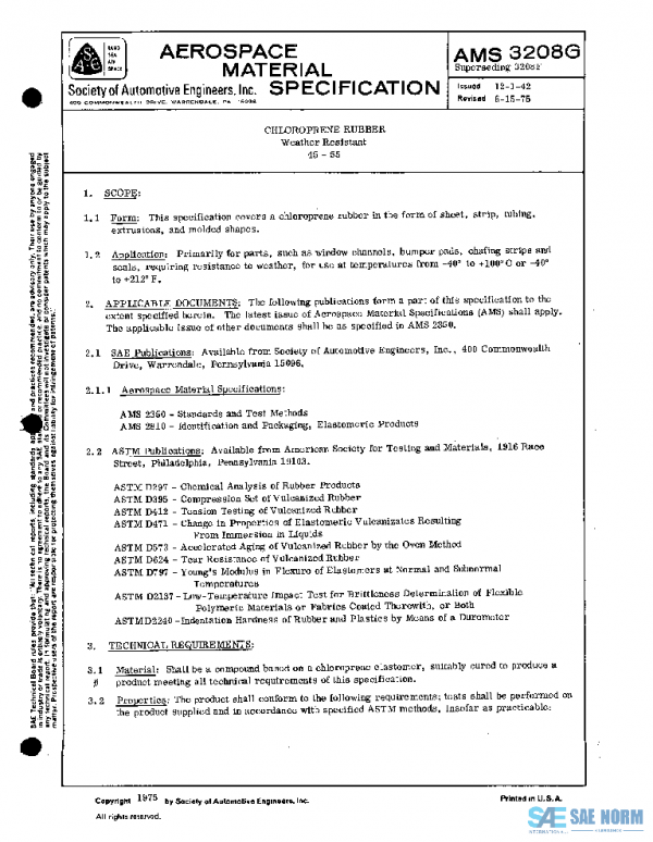 SAE AMS3208G PDF SAE AMS3208G PDF