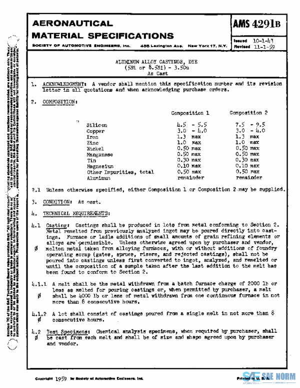 SAE AMS4291B PDF SAE AMS4291B PDF
