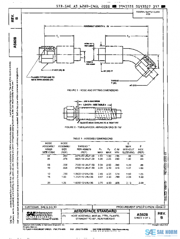 SAE AS628B PDF SAE AS628B PDF