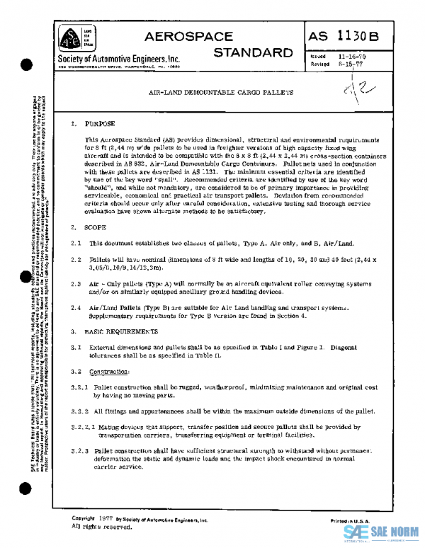 SAE AS1130B PDF