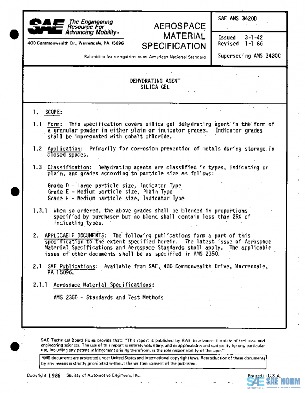 SAE AMS3420D PDF