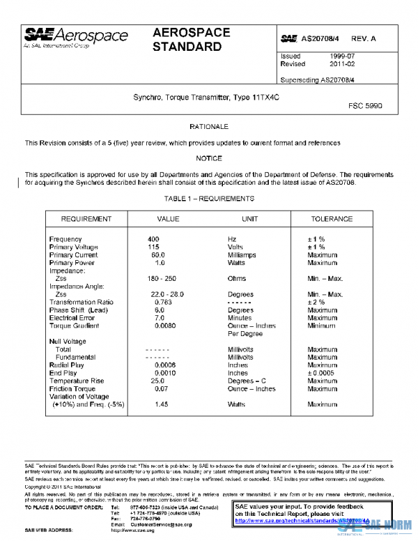 SAE AS20708/4A PDF SAE AS20708/4A PDF