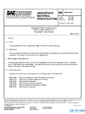 SAE AMS4444C PDF
