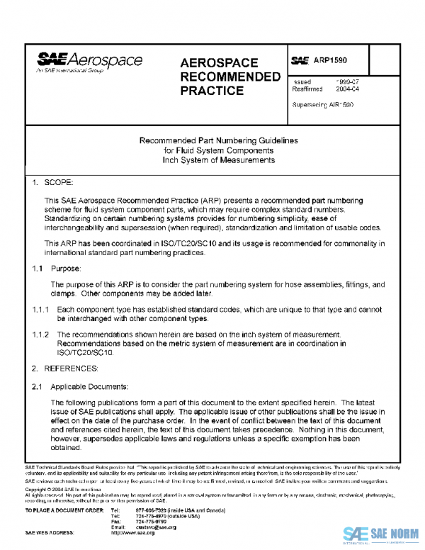 SAE ARP1590 PDF