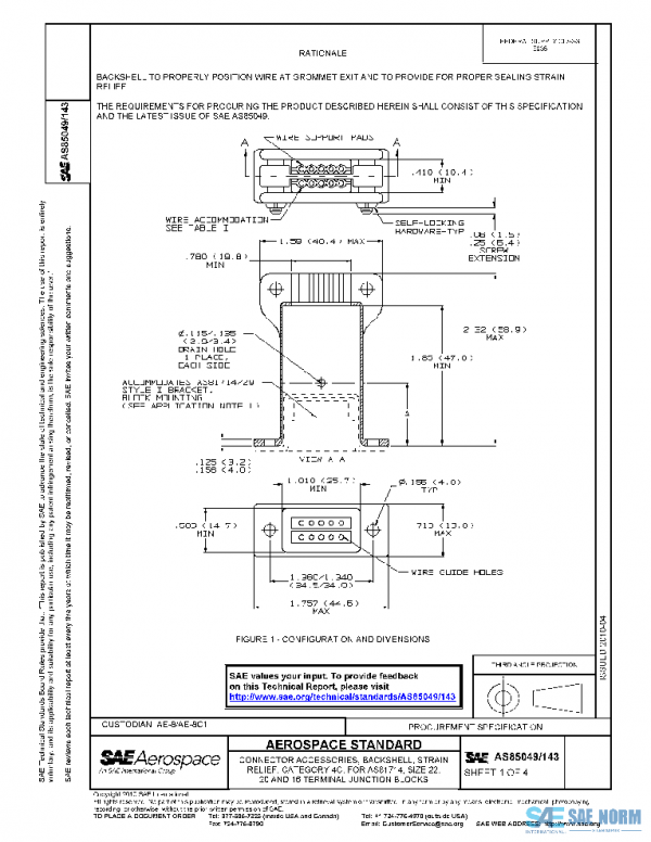 SAE AS85049/143 PDF SAE AS85049/143 PDF