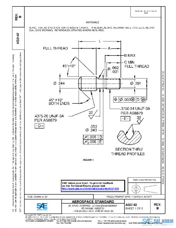 SAE AS3142B PDF SAE AS3142B PDF