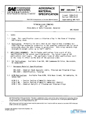 SAE AMS4920A PDF