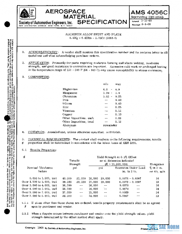 SAE AMS4056C PDF