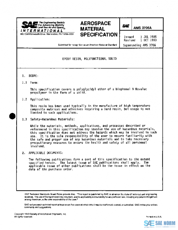 SAE AMS3706A PDF