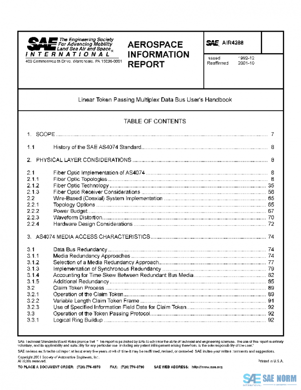 SAE AIR4288 PDF