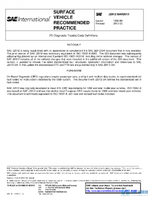 SAE J2012_201303 PDF