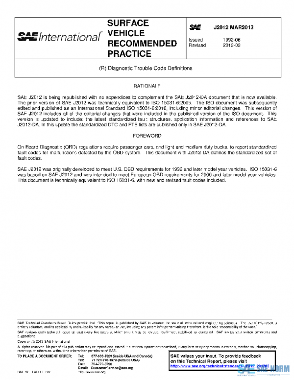 SAE J2012_201303 PDF SAE J2012_201303 PDF