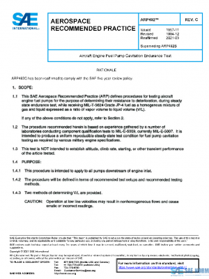 SAE ARP492C PDF