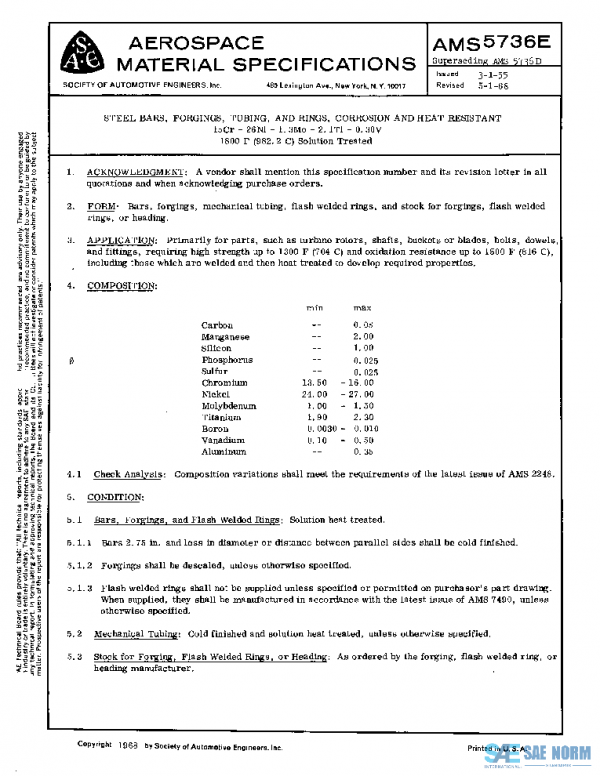 SAE AMS5736E PDF